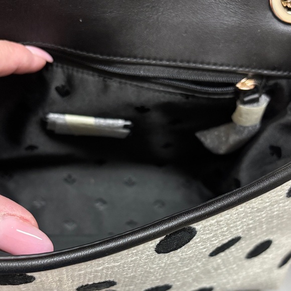 Kate Spade White and Black Polka Dot Shoulder Bag - Picture 6 of 10
